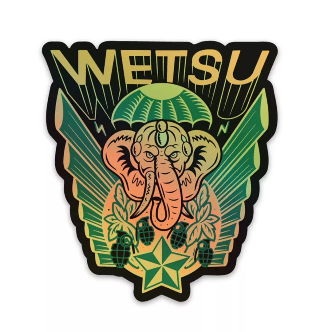 Ivory Coast Holographic Sticker