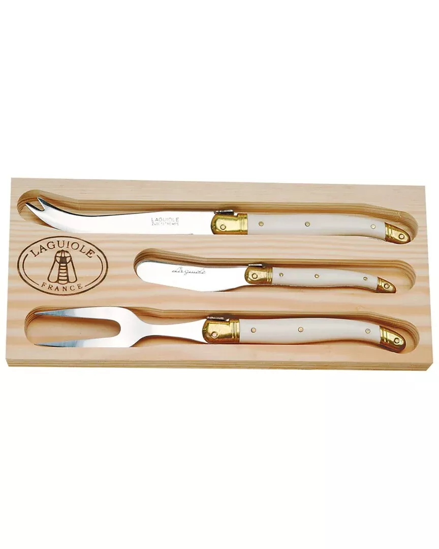 Jean Dubost Laguiole 3Pc Cheese Set
