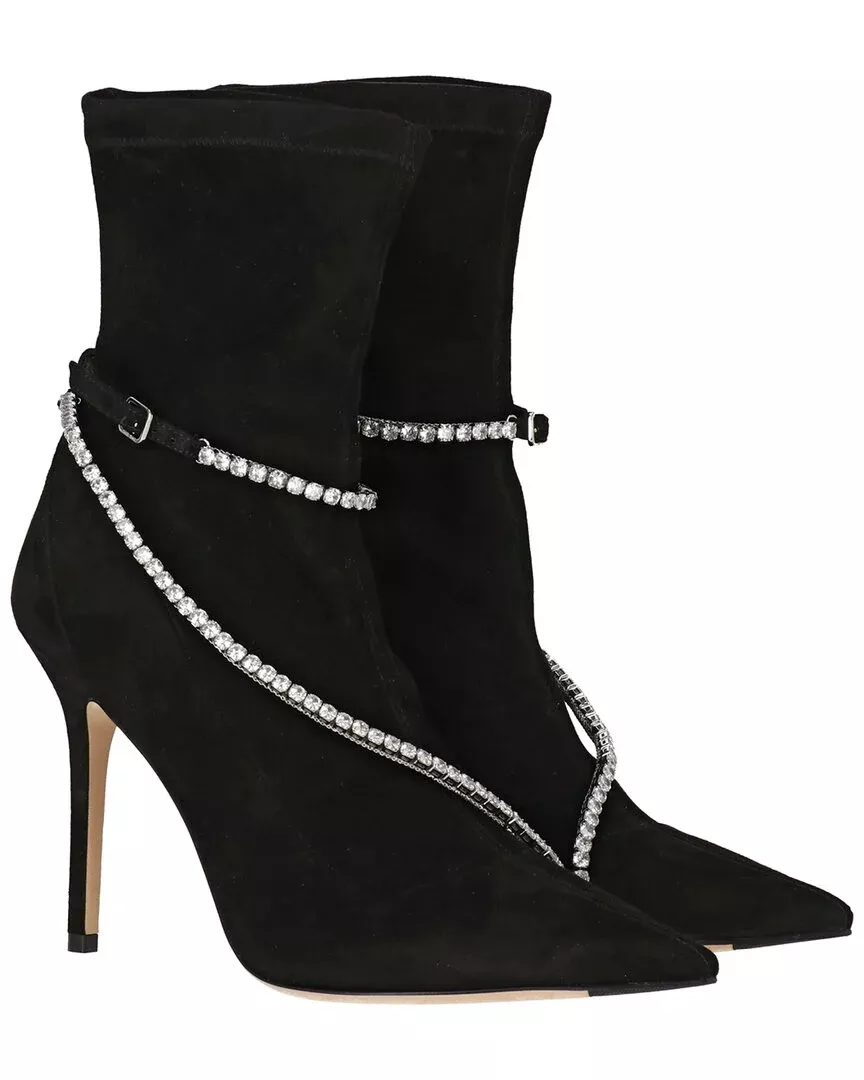 Jimmy Choo Talika Str 100 Suede Bootie