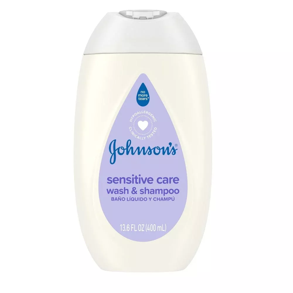 Johnson's Sensitive Care Lightly ScentedWash & Shampoo13.6Oz