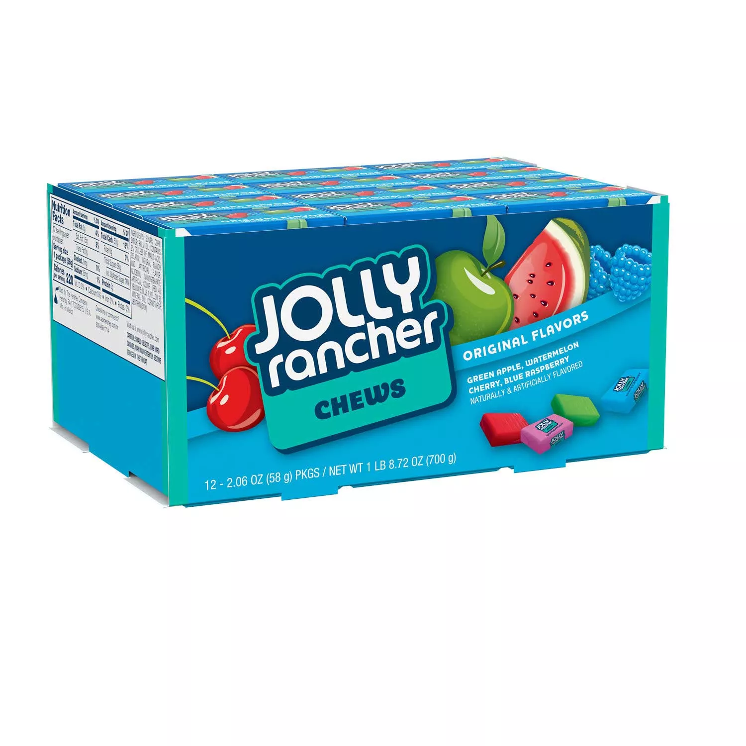 Jolly Rancher Fruit Chews 12ct Box