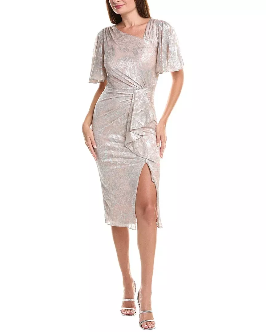 Joseph Ribkoff Metallic Midi Dress