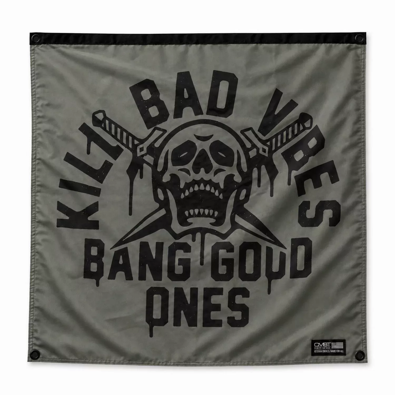 Kill Bad Vibes 3'x3' Flag