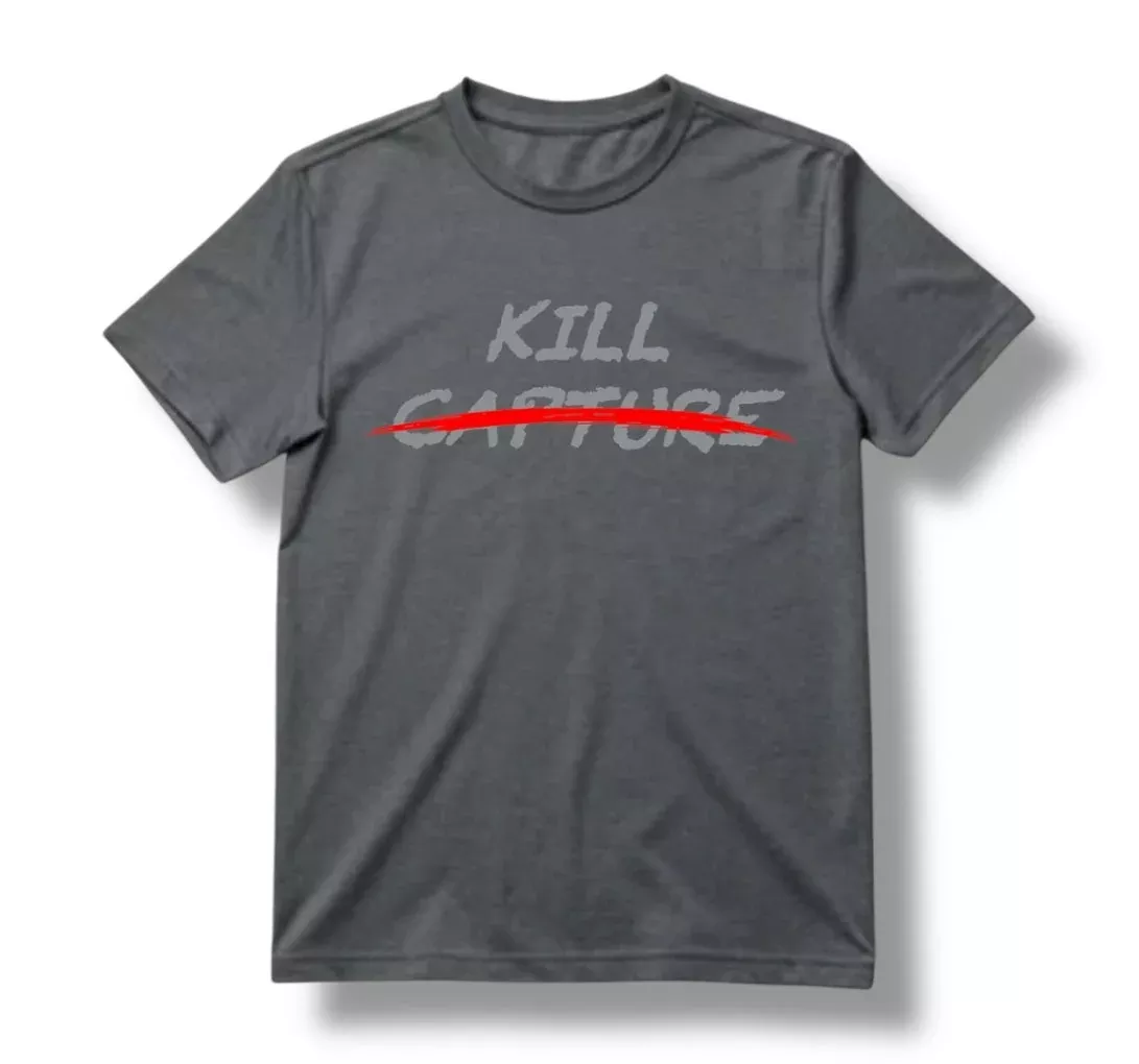 "KILL CAPTURE" TEE (HEATHER METAL)