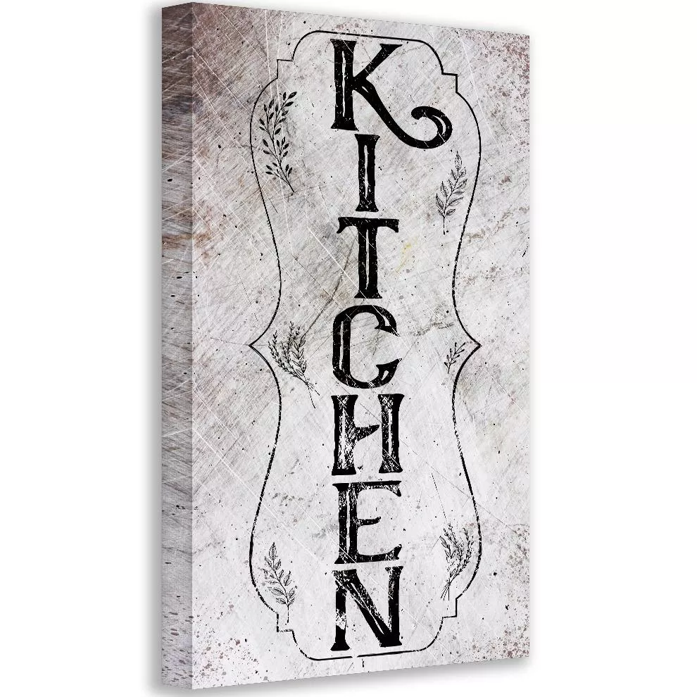 Kitchen - Vertical - Canvas
