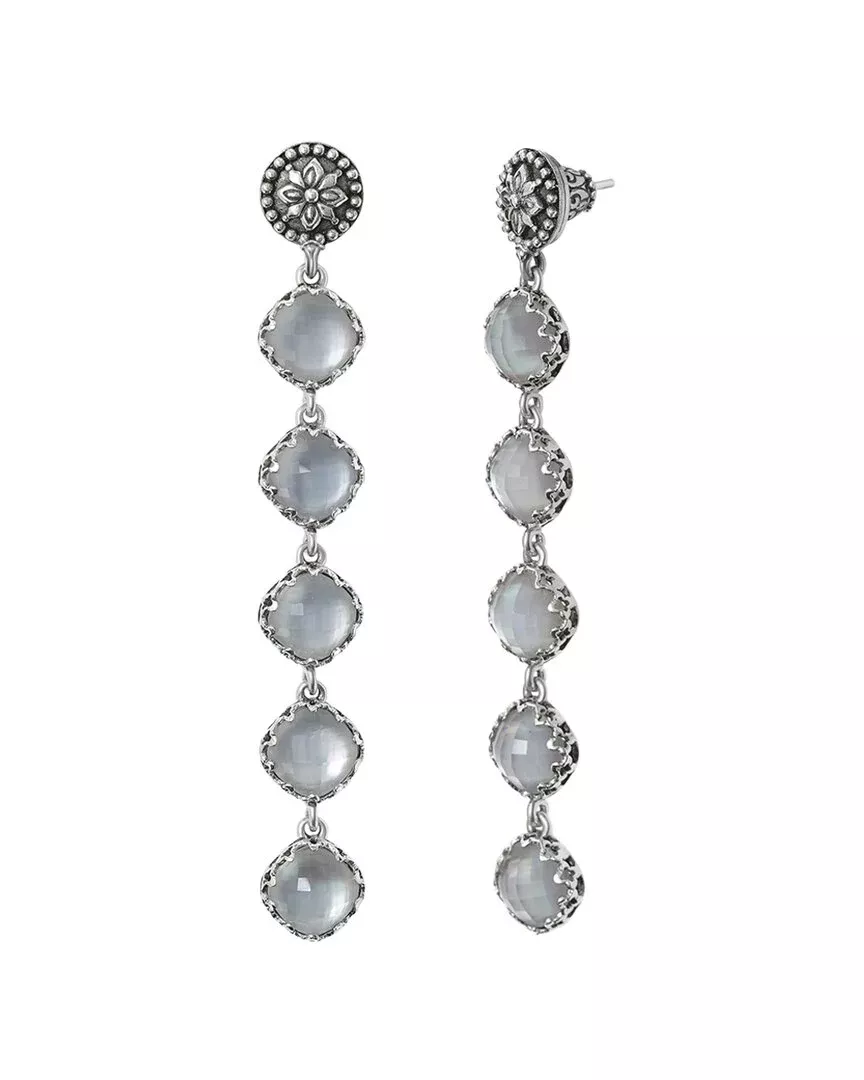 Konstantino Silver Pearl Earrings