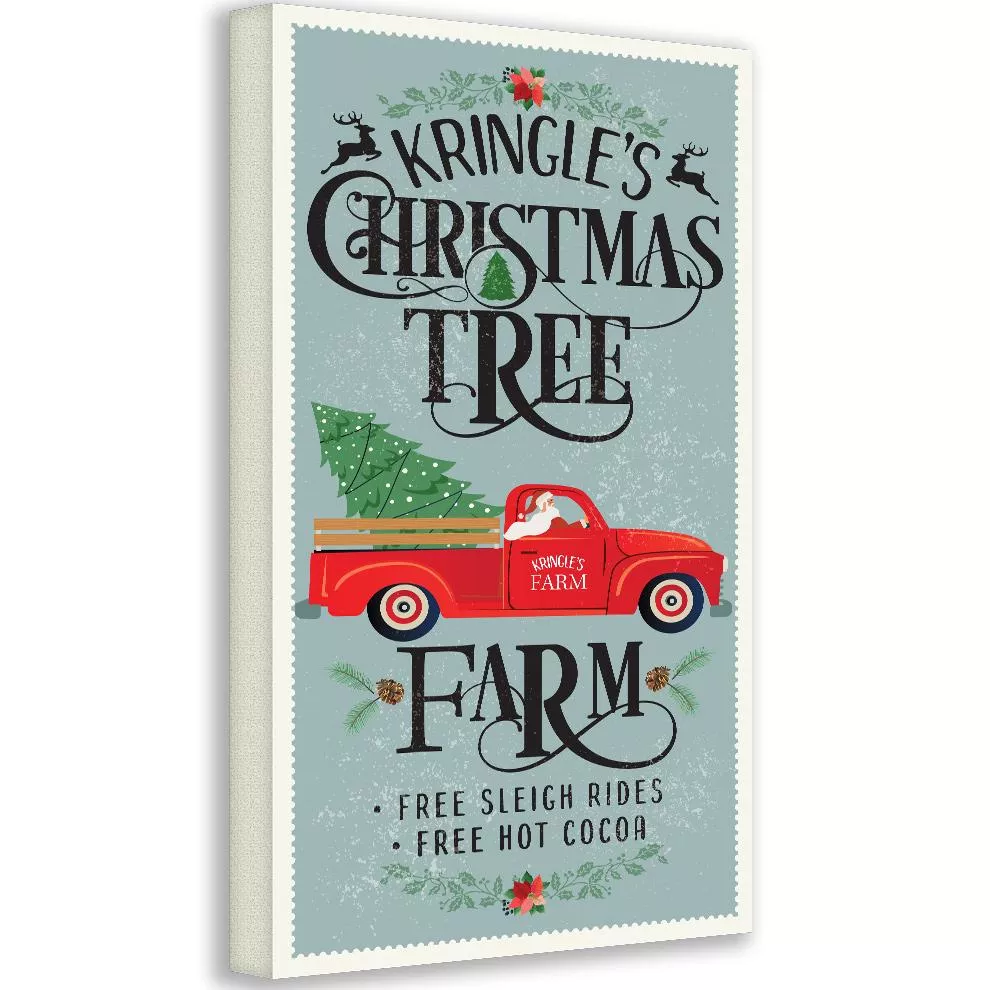 Kringle's Christmas Tree Farm - Canvas
