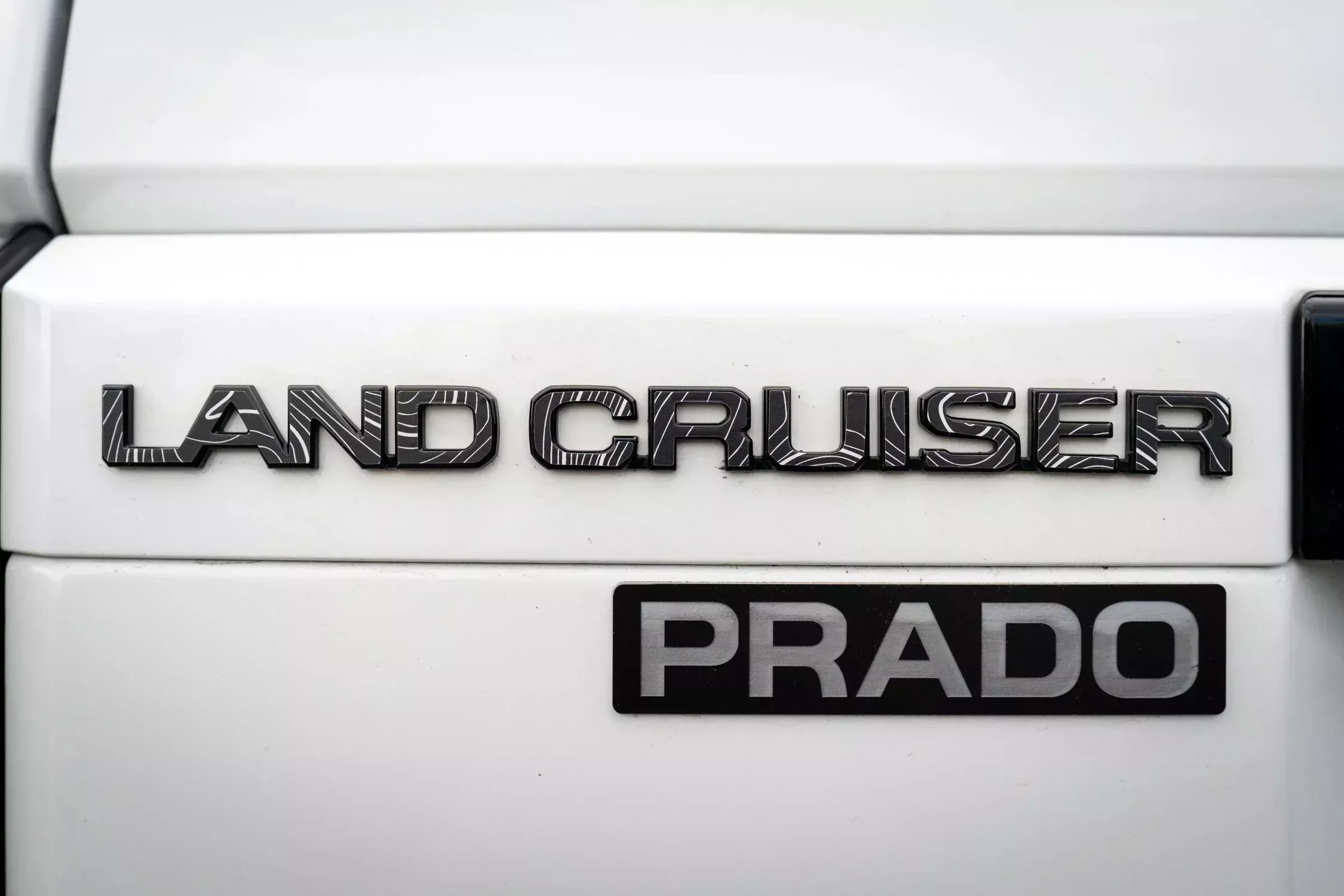 "Land Cruiser" Topographic Rear Tailgate Emblem Overlays - 2024+ Land Cruiser