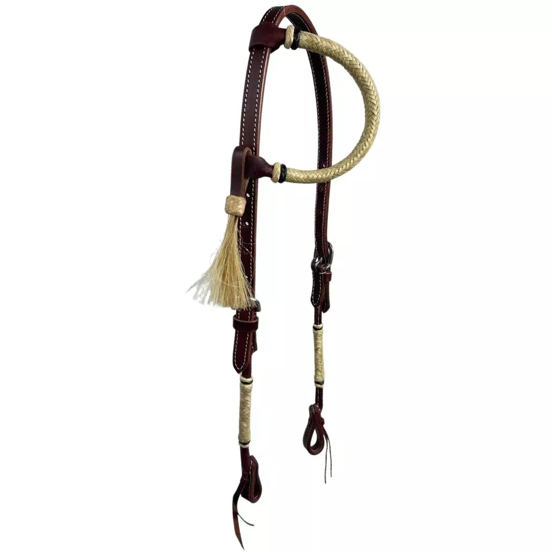 Latigo Rawhide One Ear Headstall