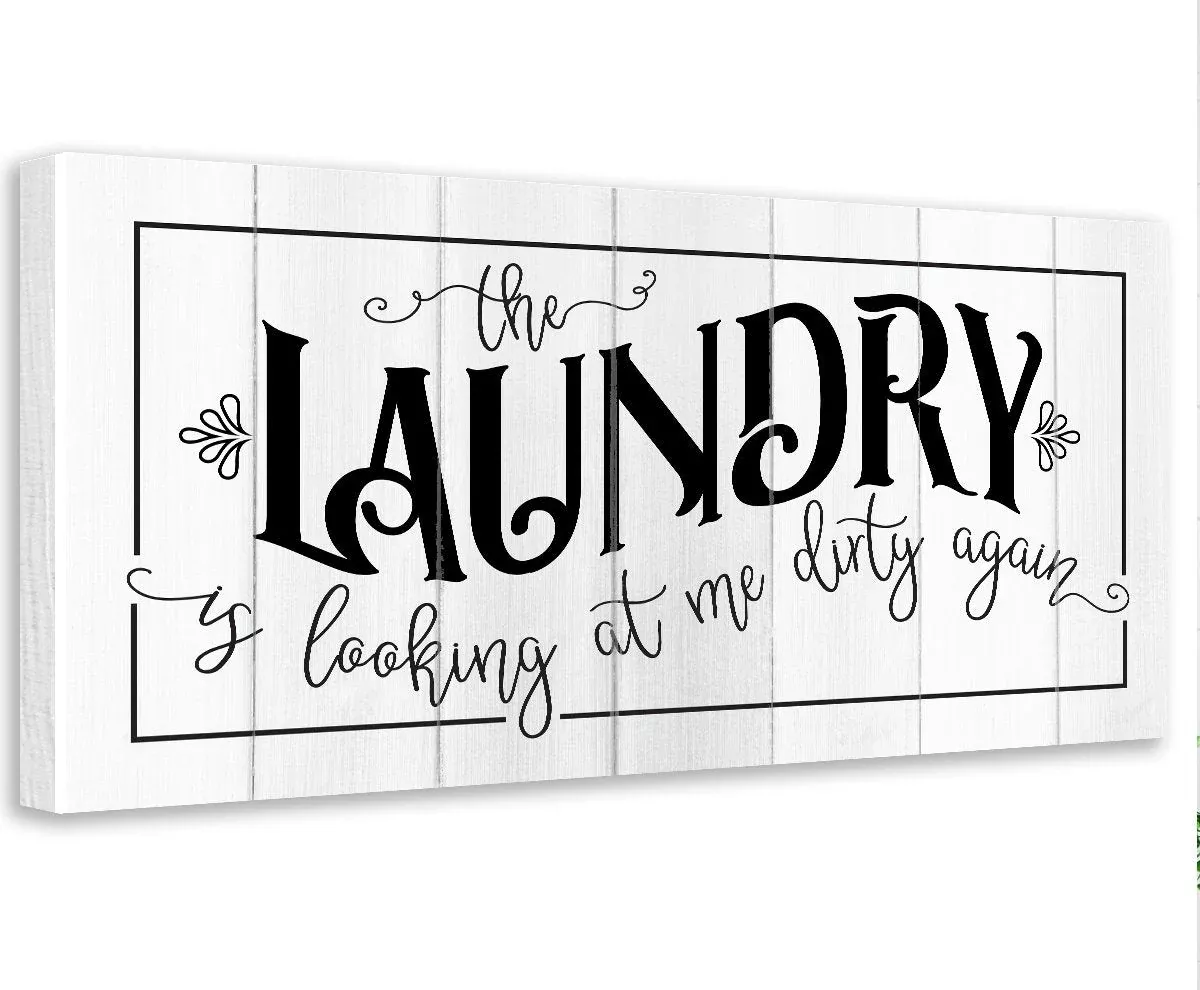 The Laundry Dirty - Canvas