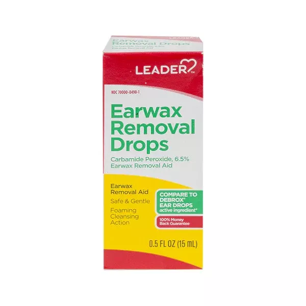Leader Ear Drops WaxRemoval Drops 0.5 Oz