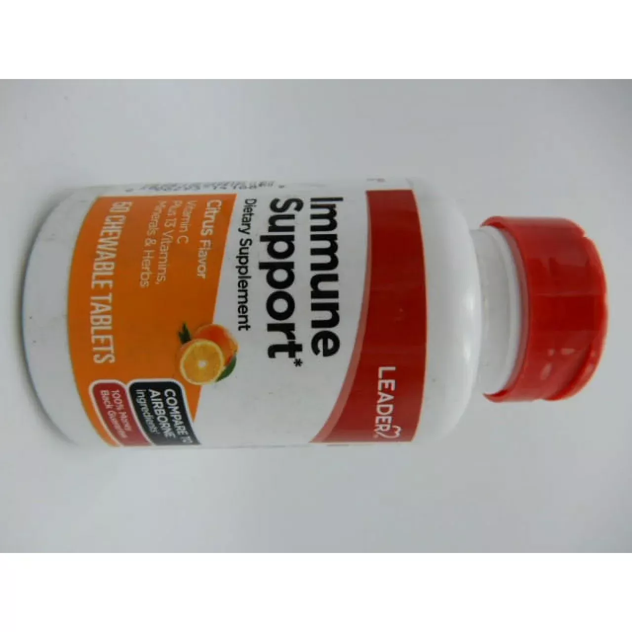 Leader Immune Support Chewable Tablets Citrus50 Ct