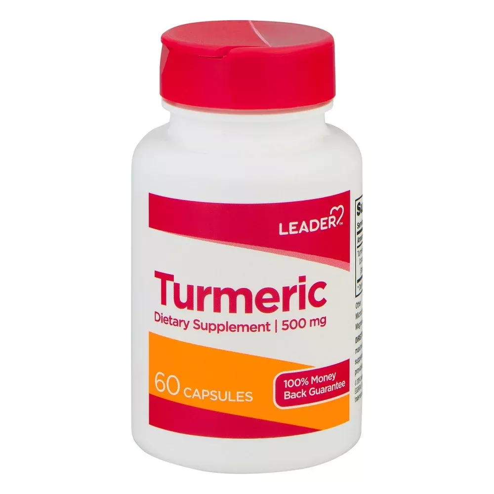 Leader Turmeric, 500 Mg, Capsules