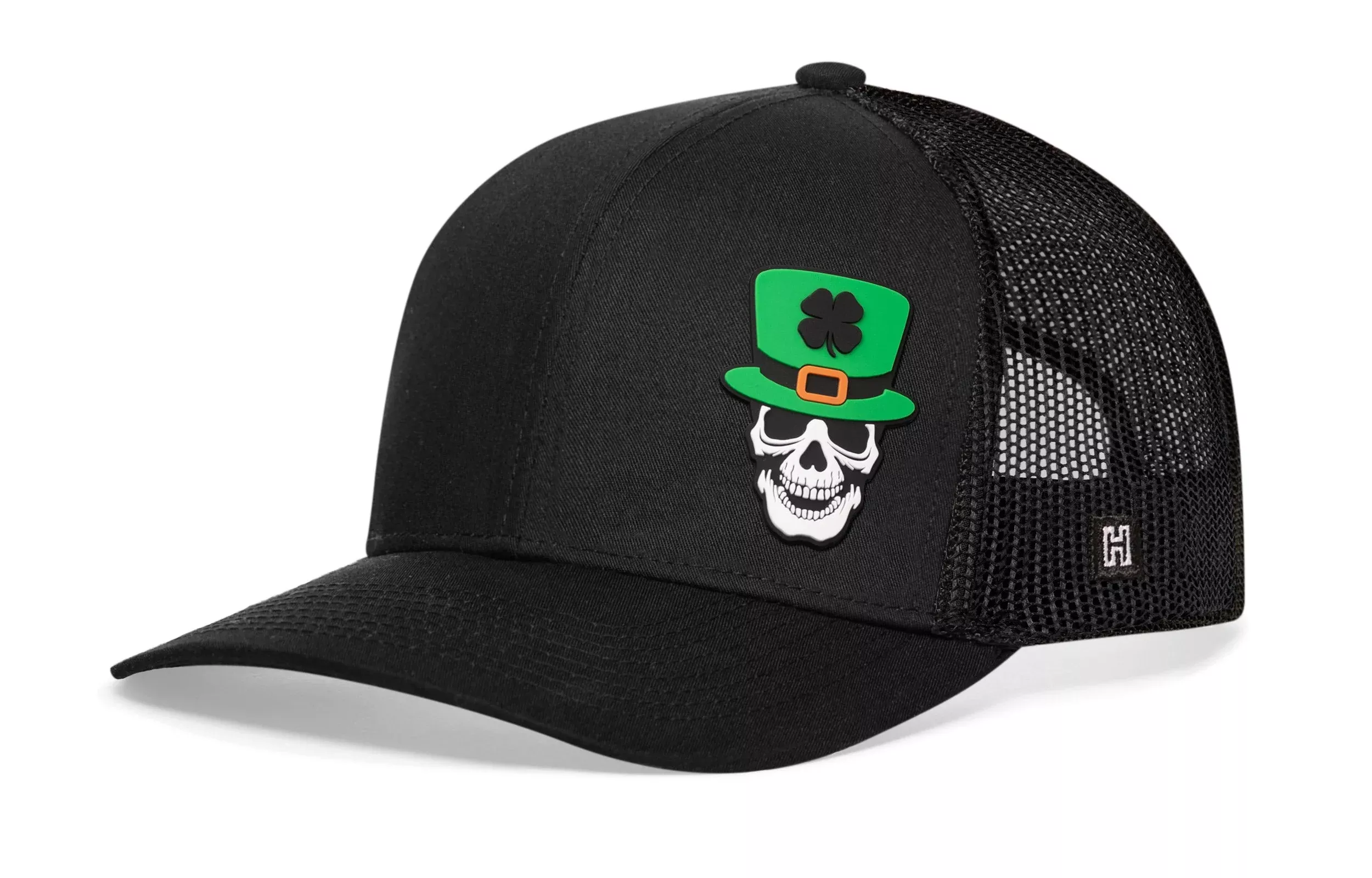 Leprechaun Skull Trucker Hat|St. Patrick's Day Snapback