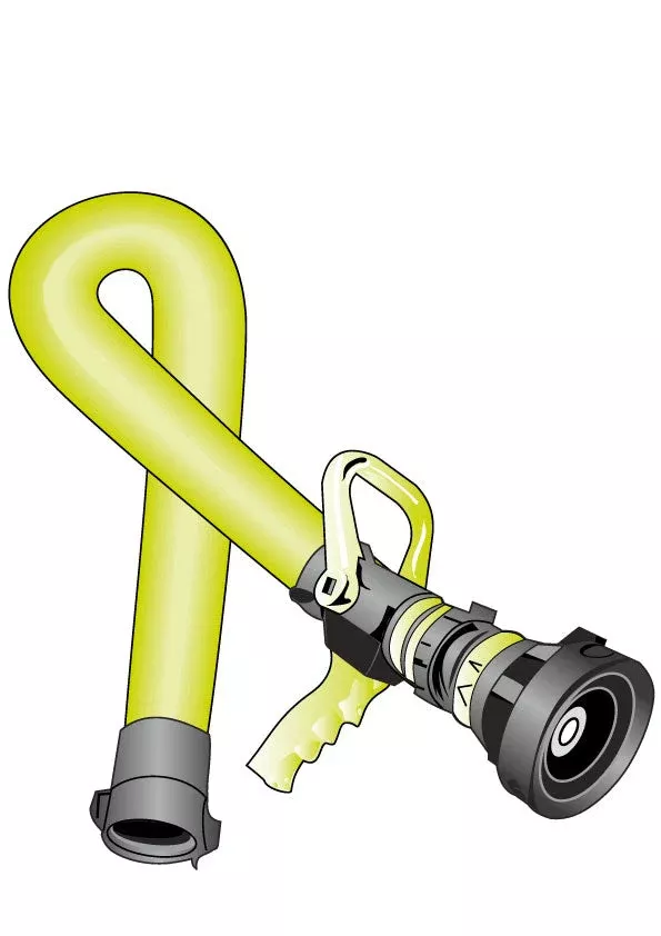 LIME HOSE RIBBON HELMET DECAL