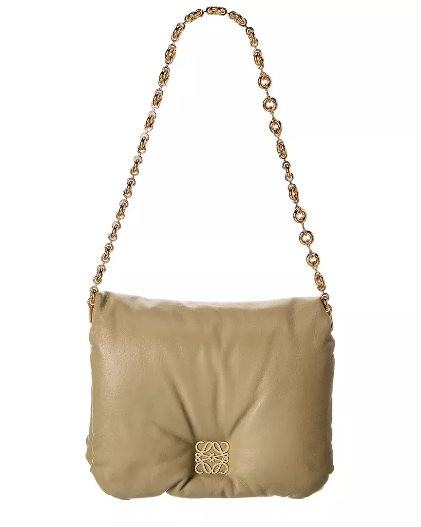 Loewe Goya Puffer Leather Shoulder Bag