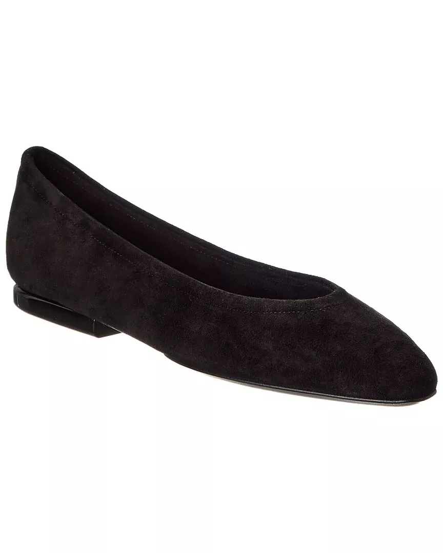 Loro Piana Primula Suede Ballerina Flat