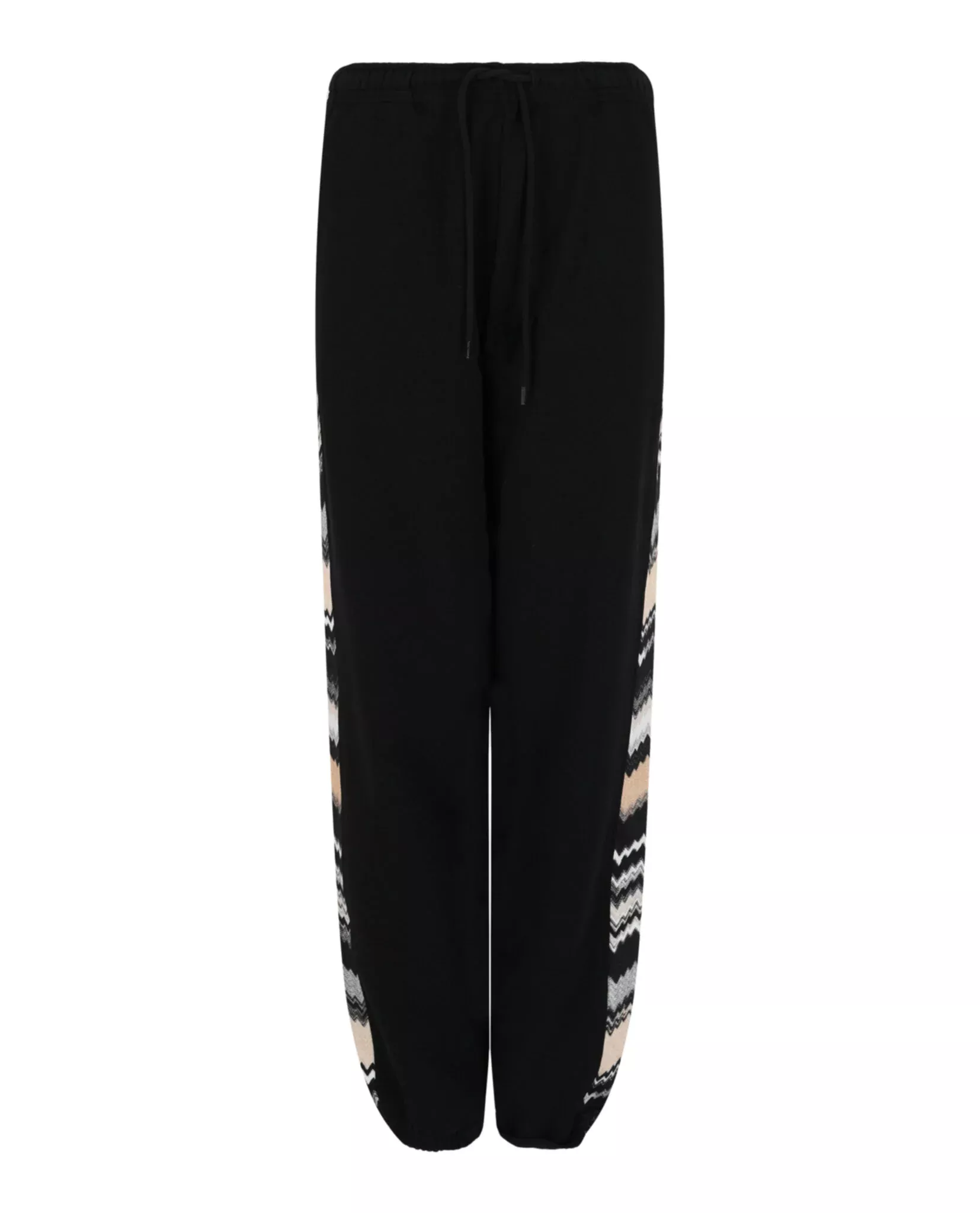 M Missoni Womens Chevron Patterned Trim Joggers