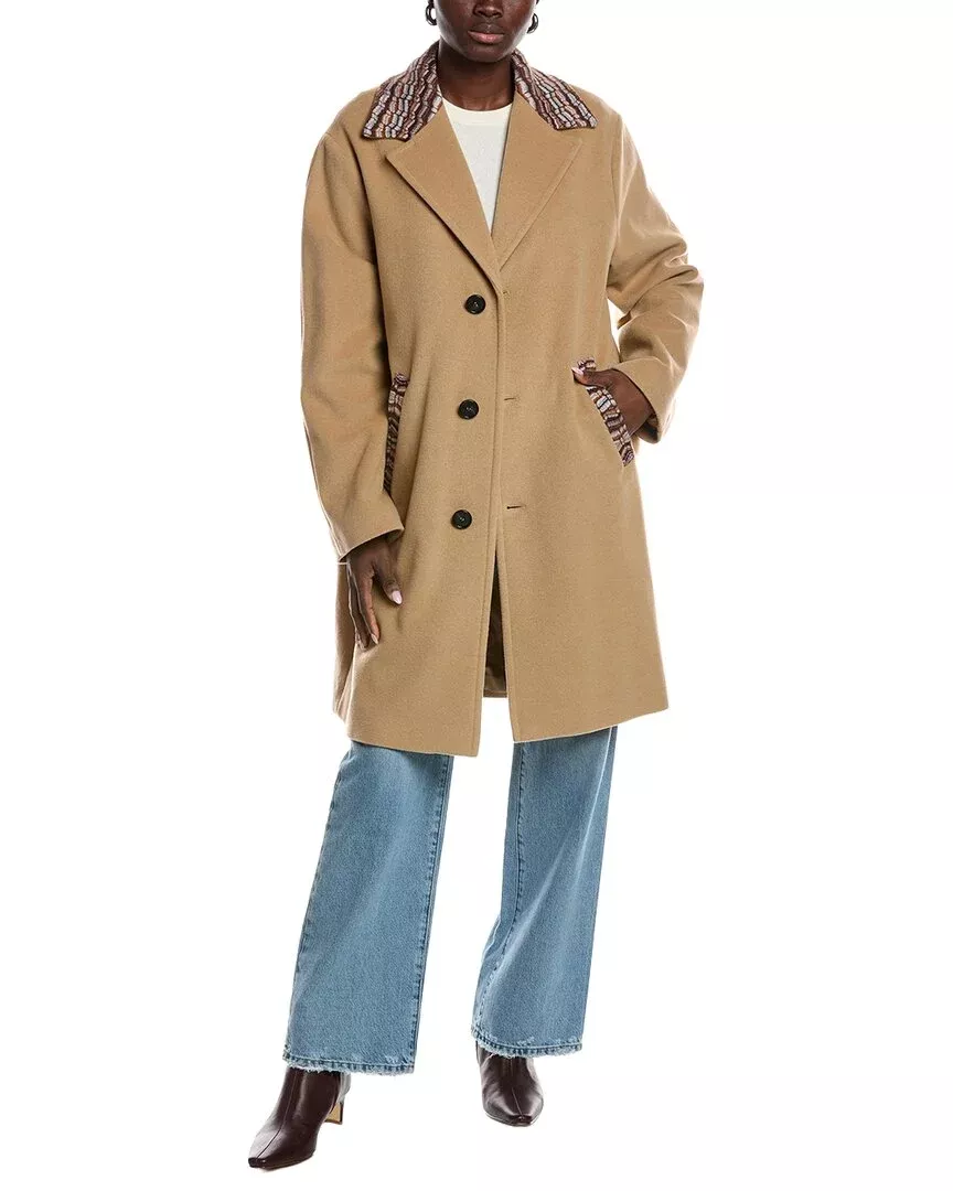 M Missoni Wool-Blend Overcoat