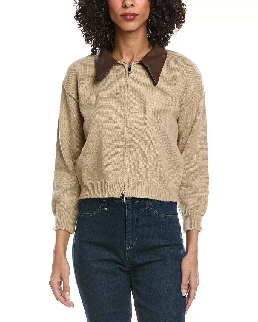 Madison Miles Knit Zip Cardigan