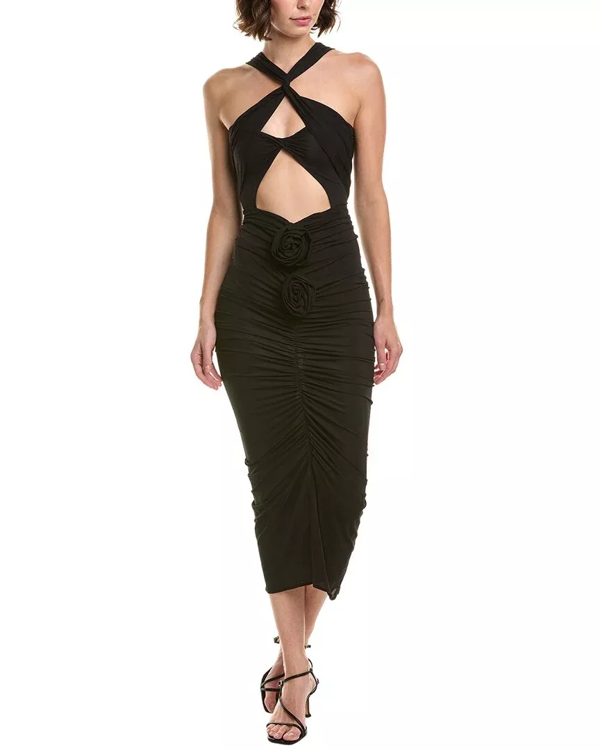Magda Butrym Twisted Midi Dress