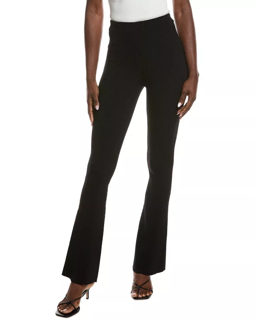 Maje Ribbed Flare Pant
