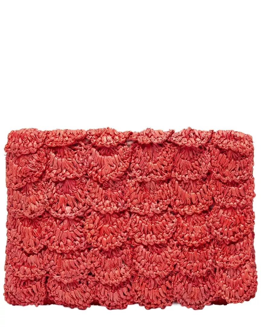Mar Y Sol Lizzie Raffia Clutch