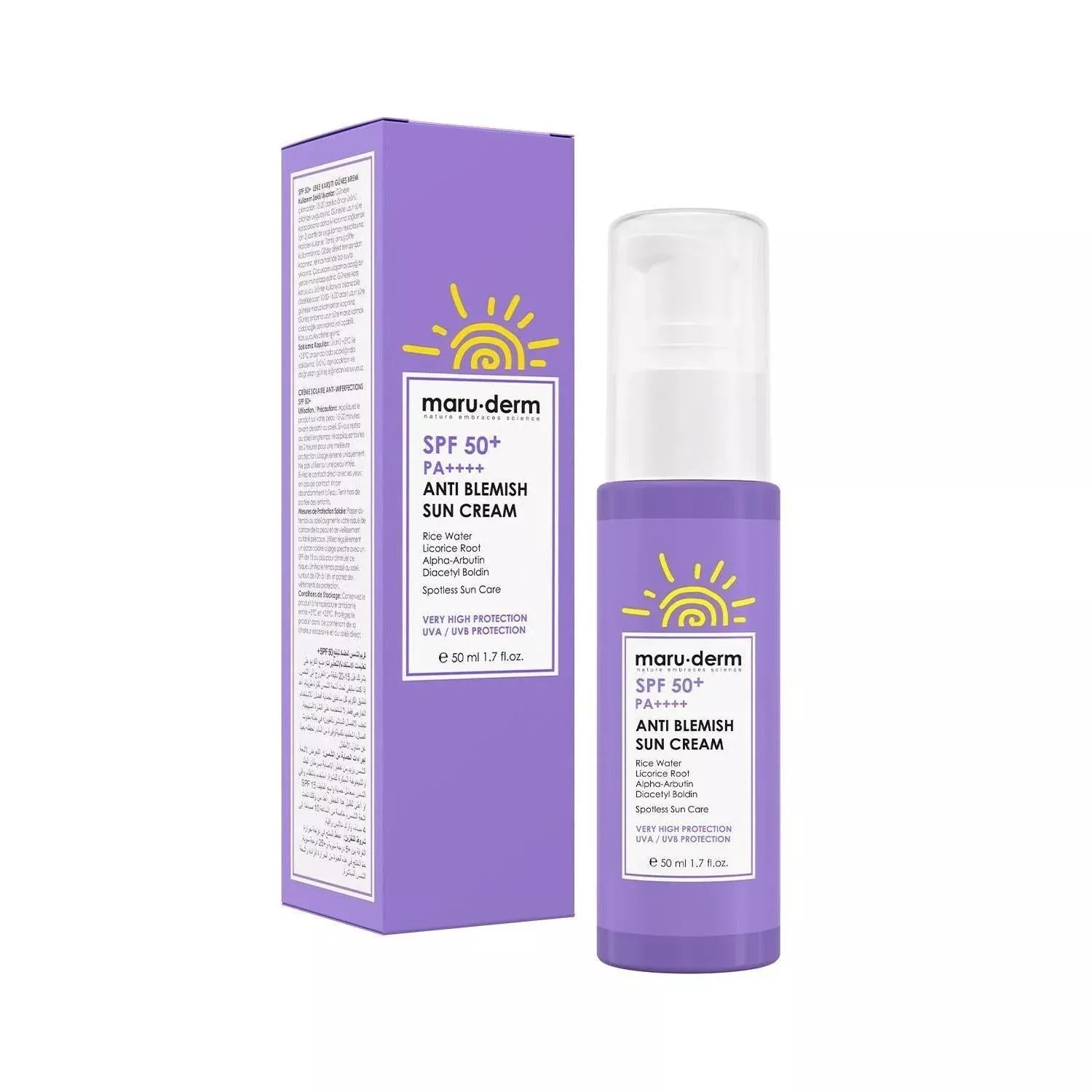 Maruderm SPF50+ Sunscreen - Anti-Aging Formula | 50 ml