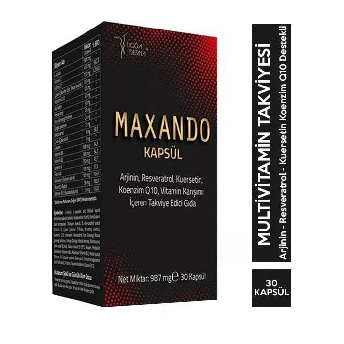 Maxando 30 Capsules - | 30 Count