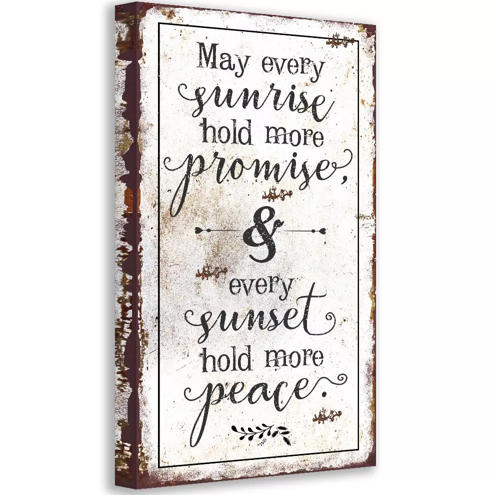 May Every Sunrise - Canvas