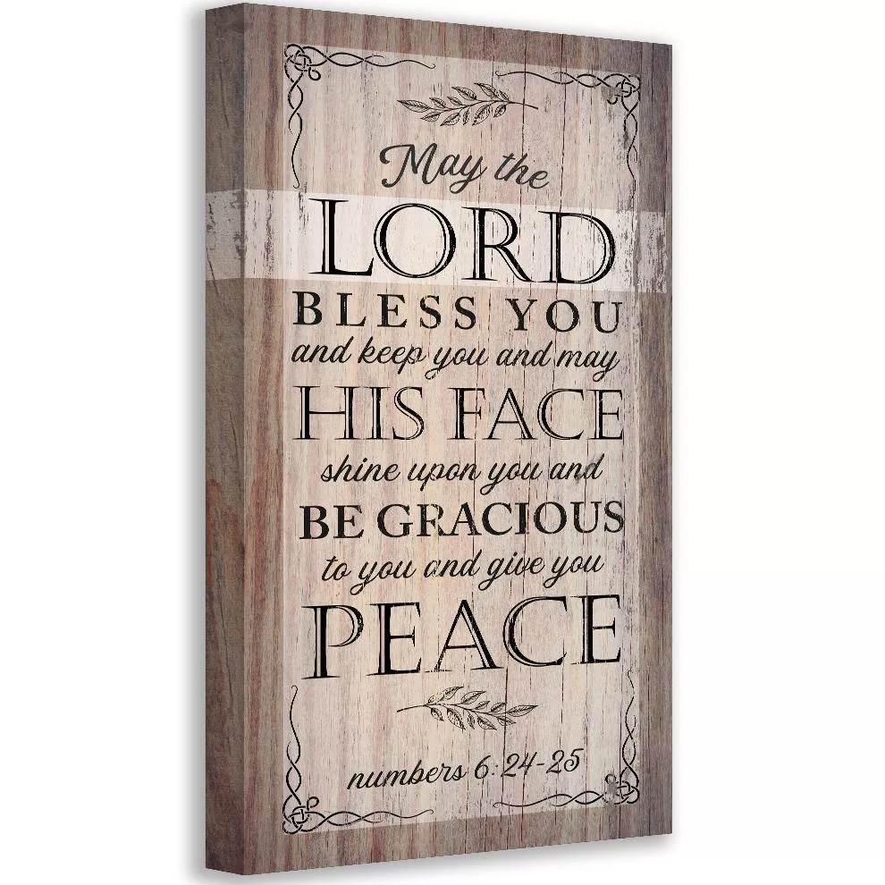 May The Lord Bless - Canvas