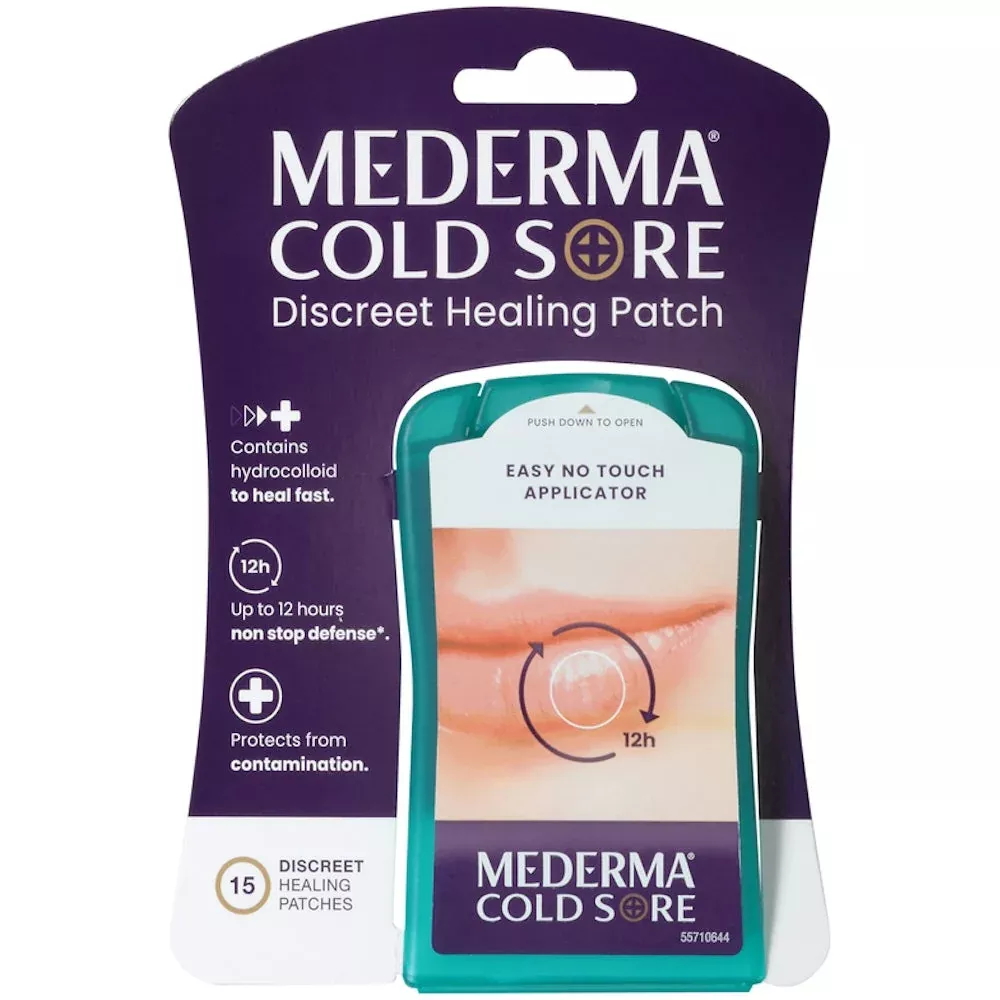 Mederma Cold Sore Discreet Healing Patch, 15-Pack