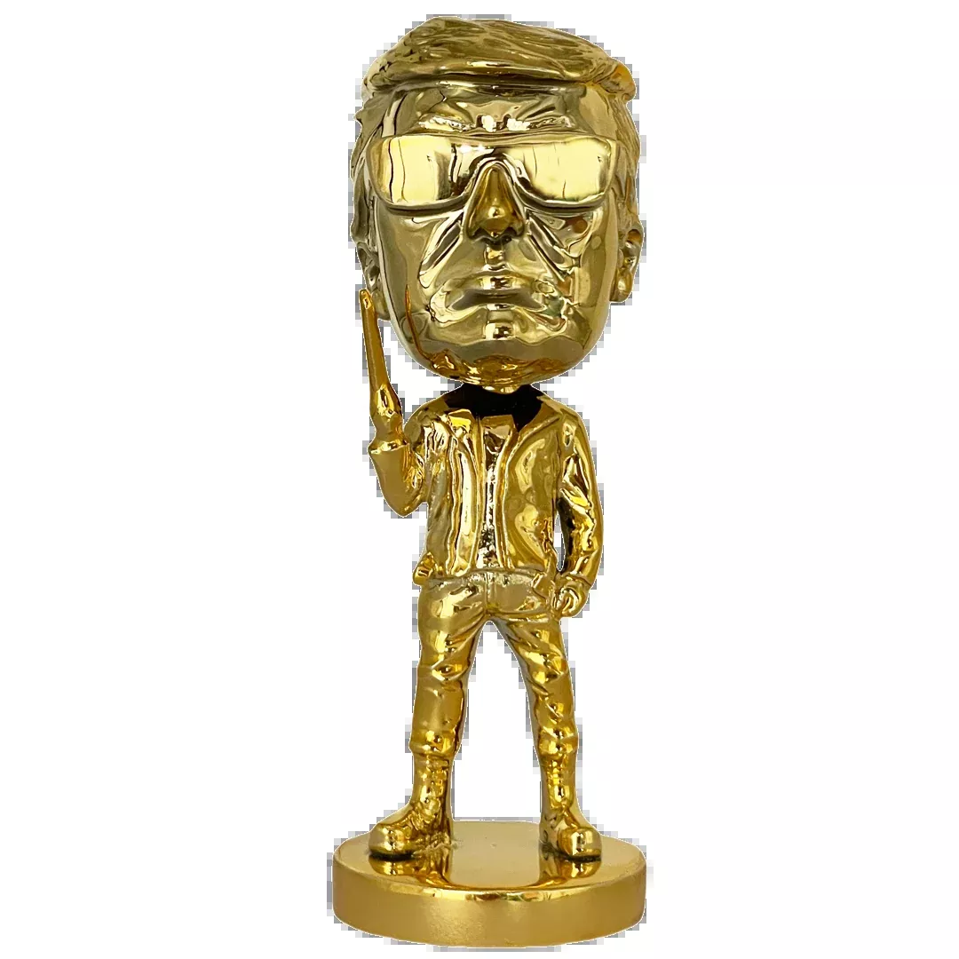 Mini Gold Trumpinator Bobblehead