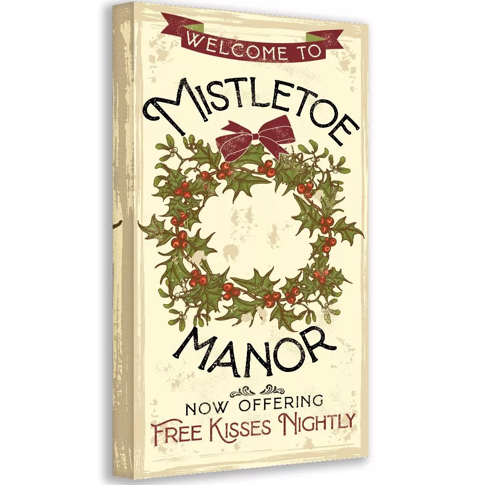 Mistletoe Manor - Canvas