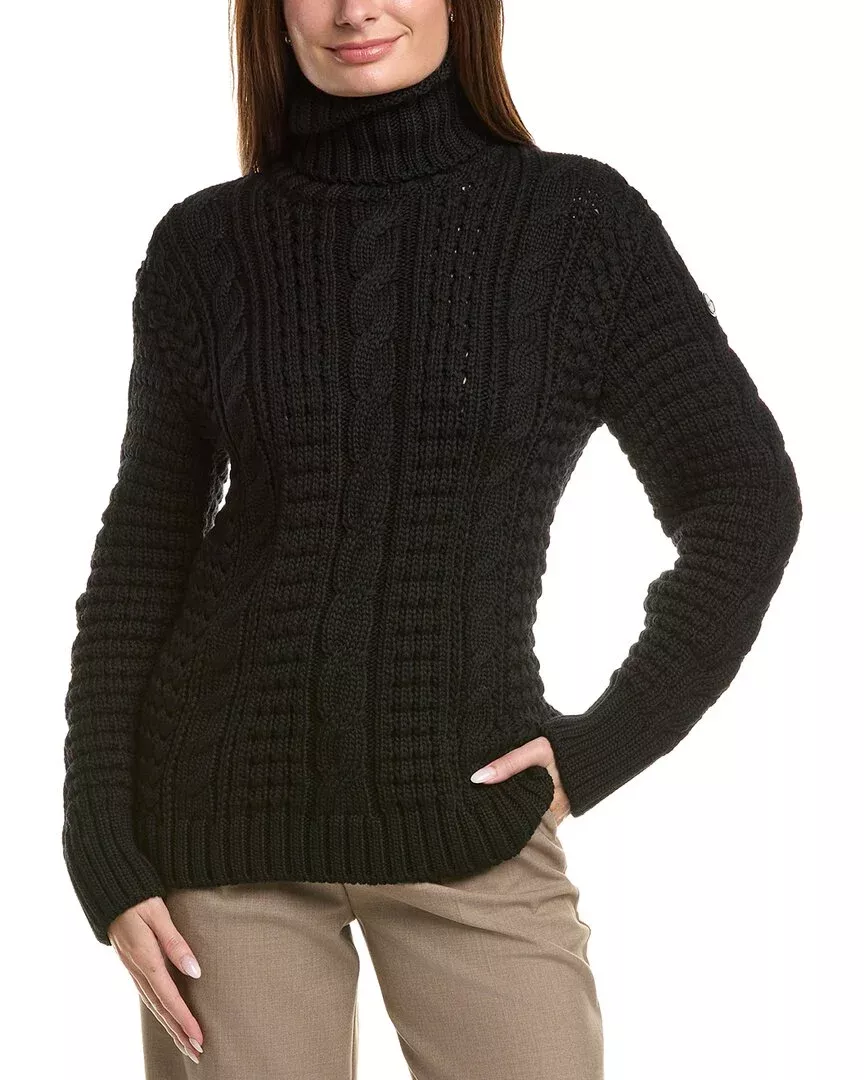 Moncler Wool Knit Turtleneck Sweater