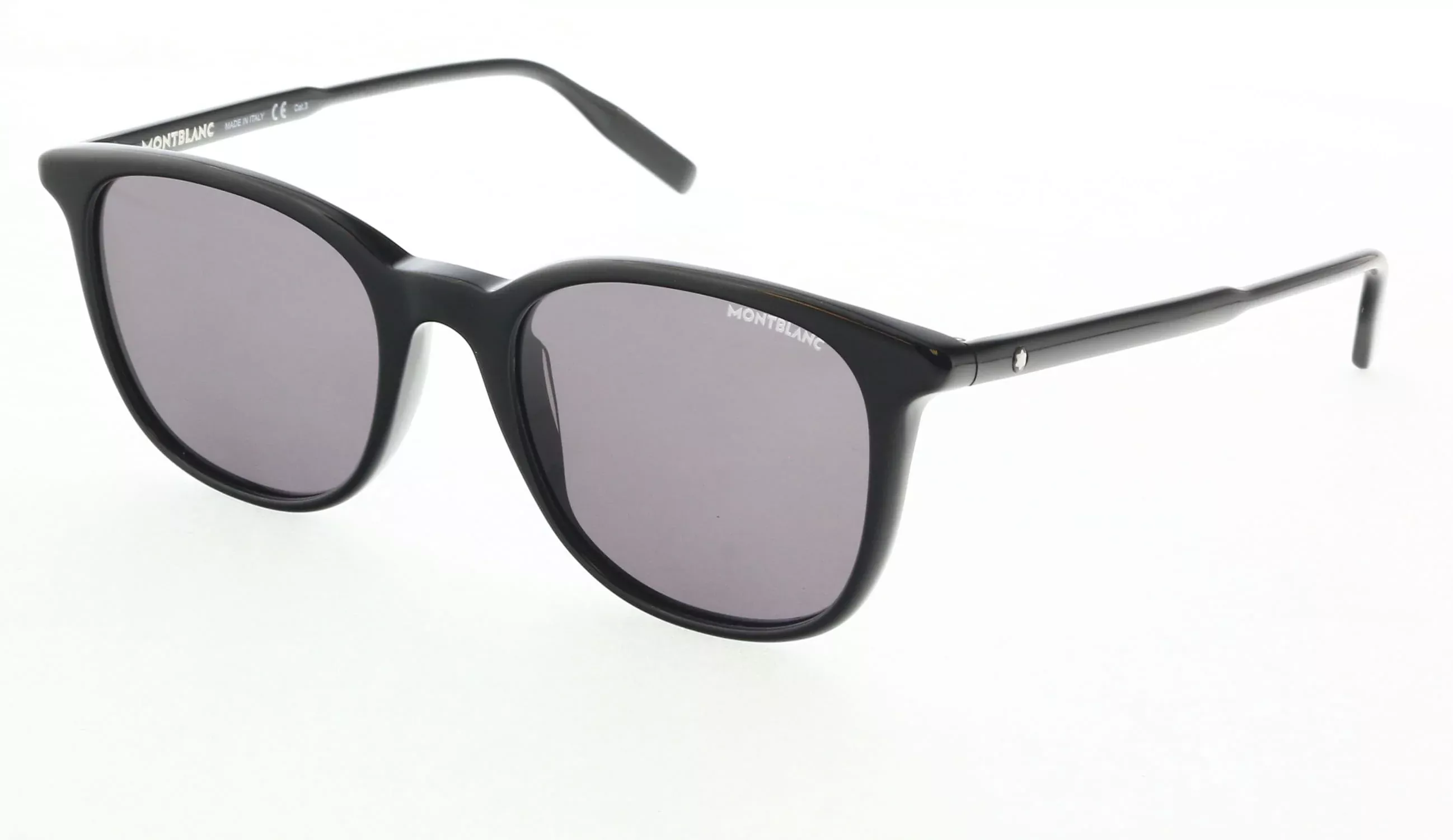 Montblanc Black Rectangle MB0006S-001 Sunglasses