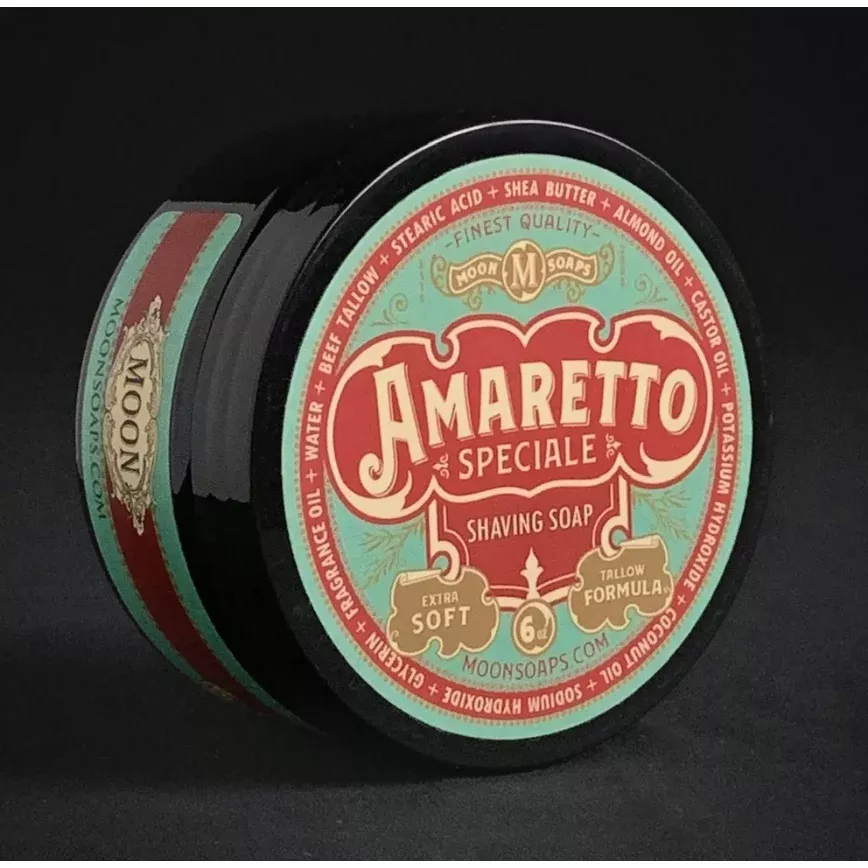 Moon Soaps Amaretto Speciale Shaving Soap 6 Oz