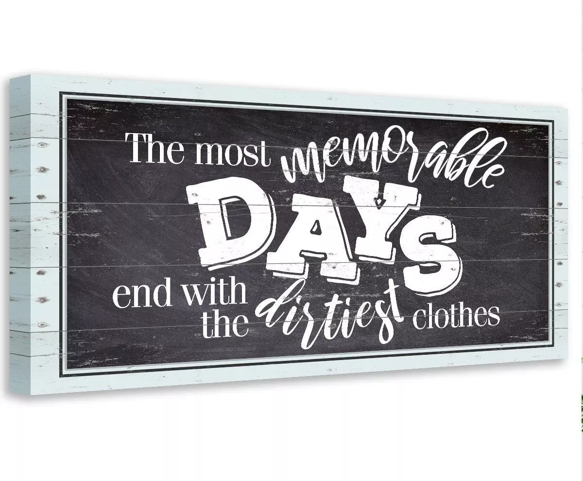 The Most Memorable Days - Canvas