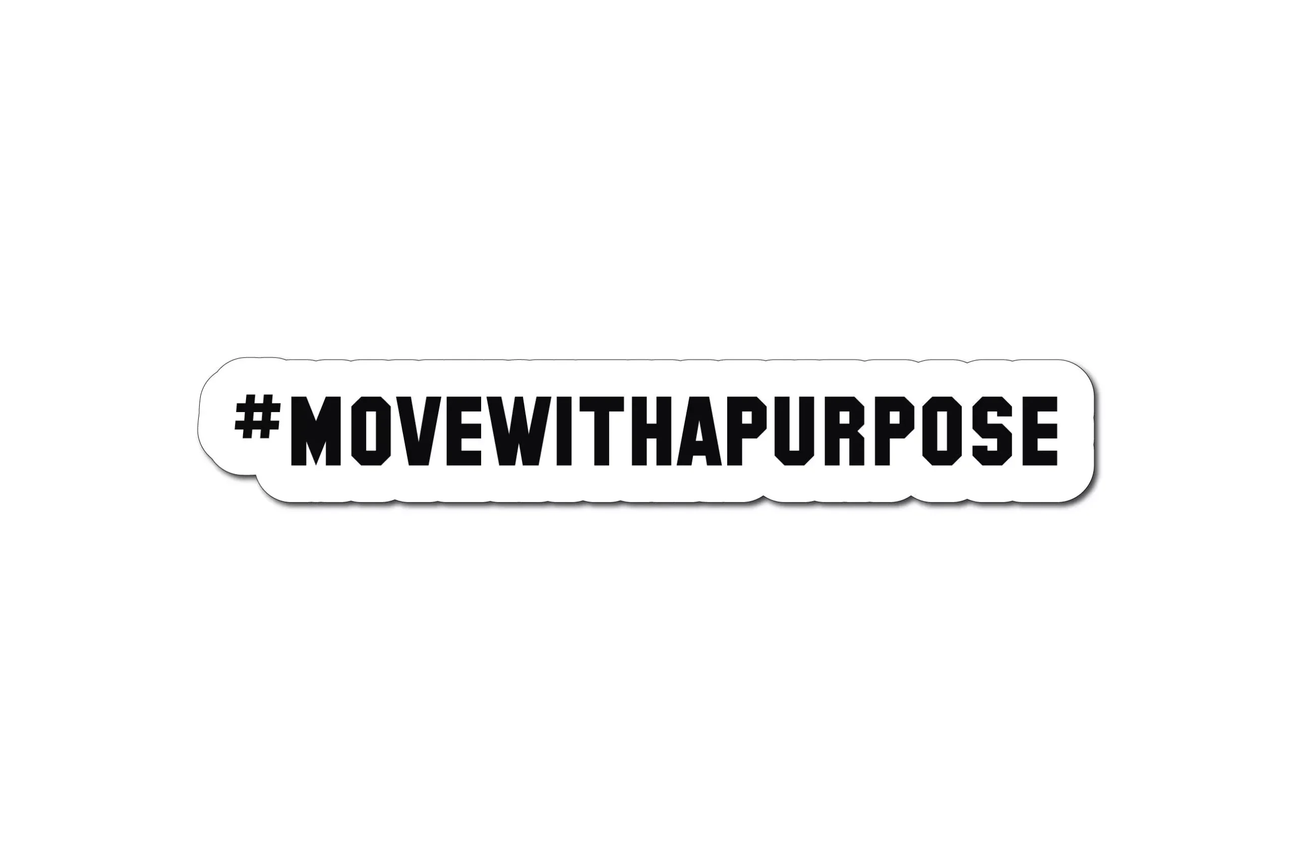 #MOVEWITHAPURPOSE HELMET DECAL
