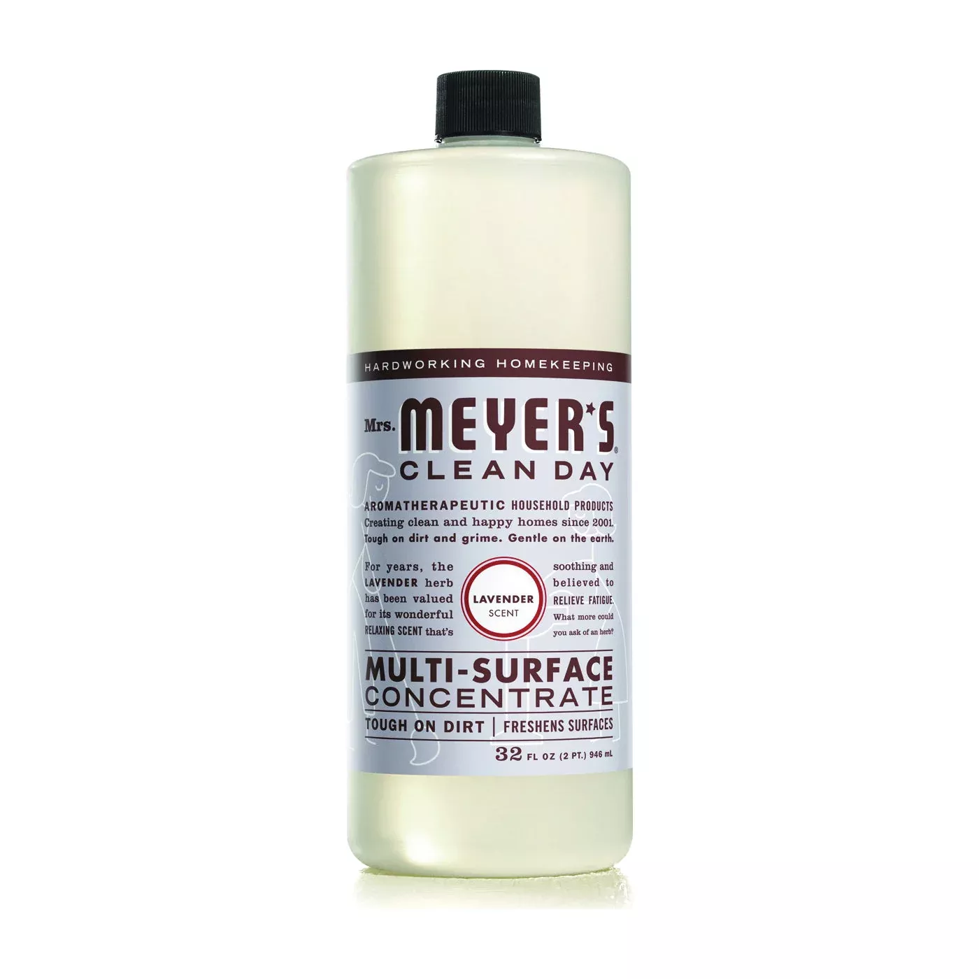 Mrs. Meyer's Multi-Surface Concentrate, Lavender Scent, Clean Day 32 Fl Oz