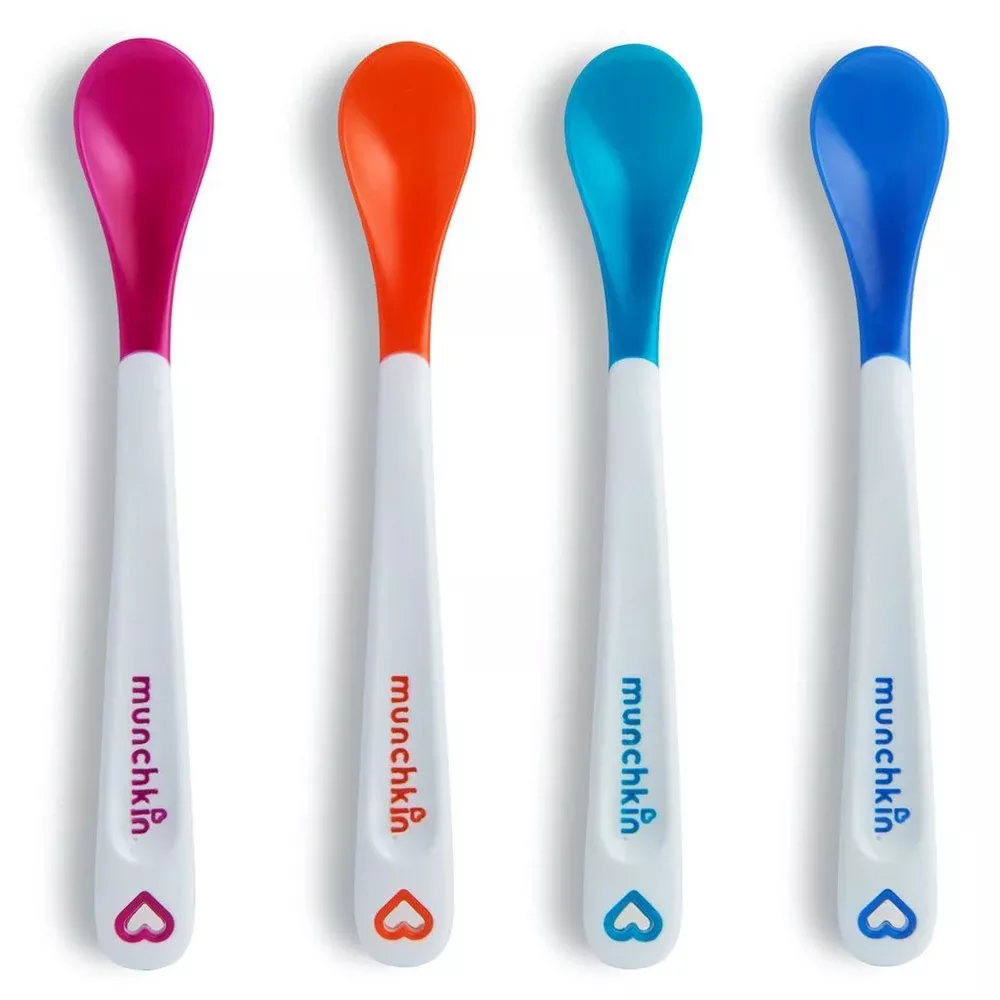 Munchkin White Hot Safety Spoons – 4 Count (3+ Months)
