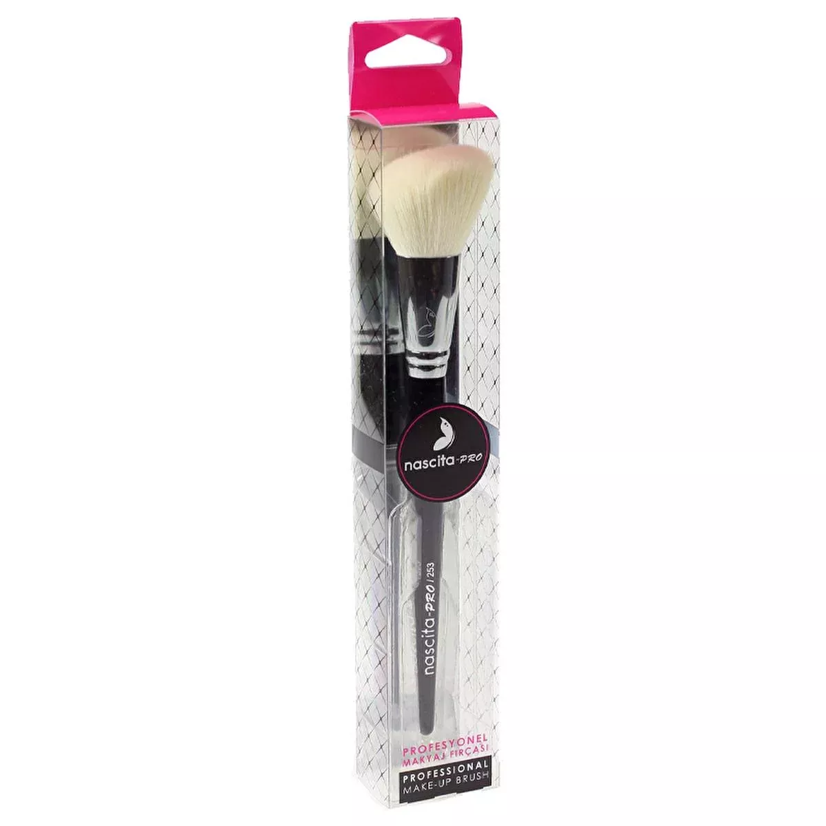 Nascita Pro Angled Blush Makeup Brush 253 - Precise Powder Application for a Natural Look