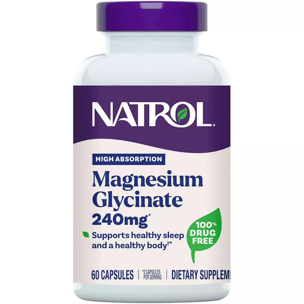 Natrol High Absorption Magnesium Glycinate – 60 Capsules