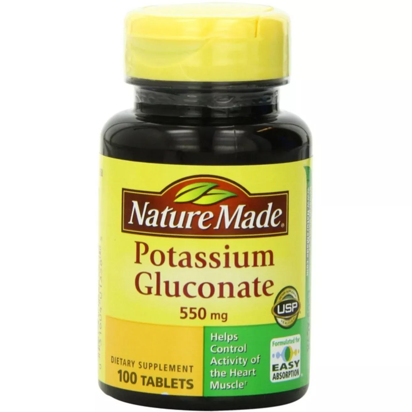 Nature Made Potassium Gluconate 550 Mg Tablets