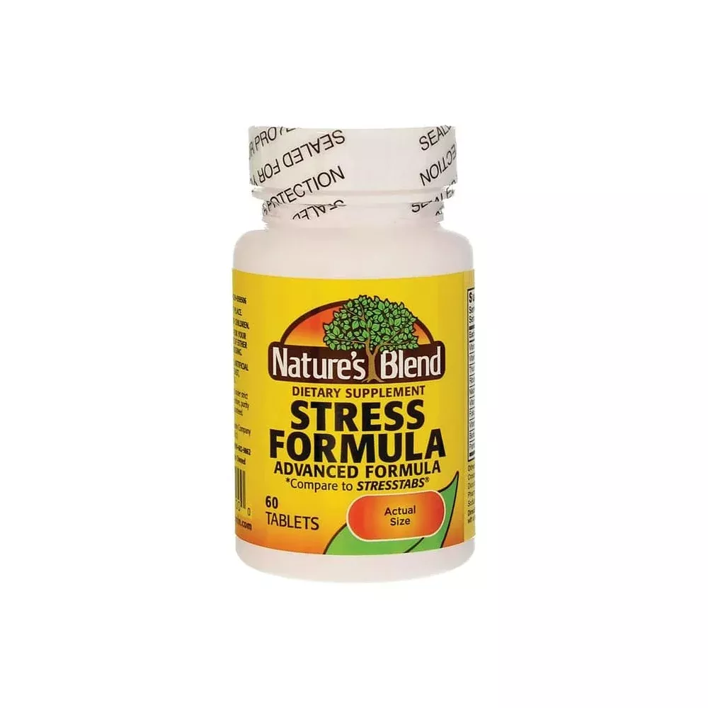 Nature's Blend Stress Formula – High Potency B-Complex (60 Tablets)