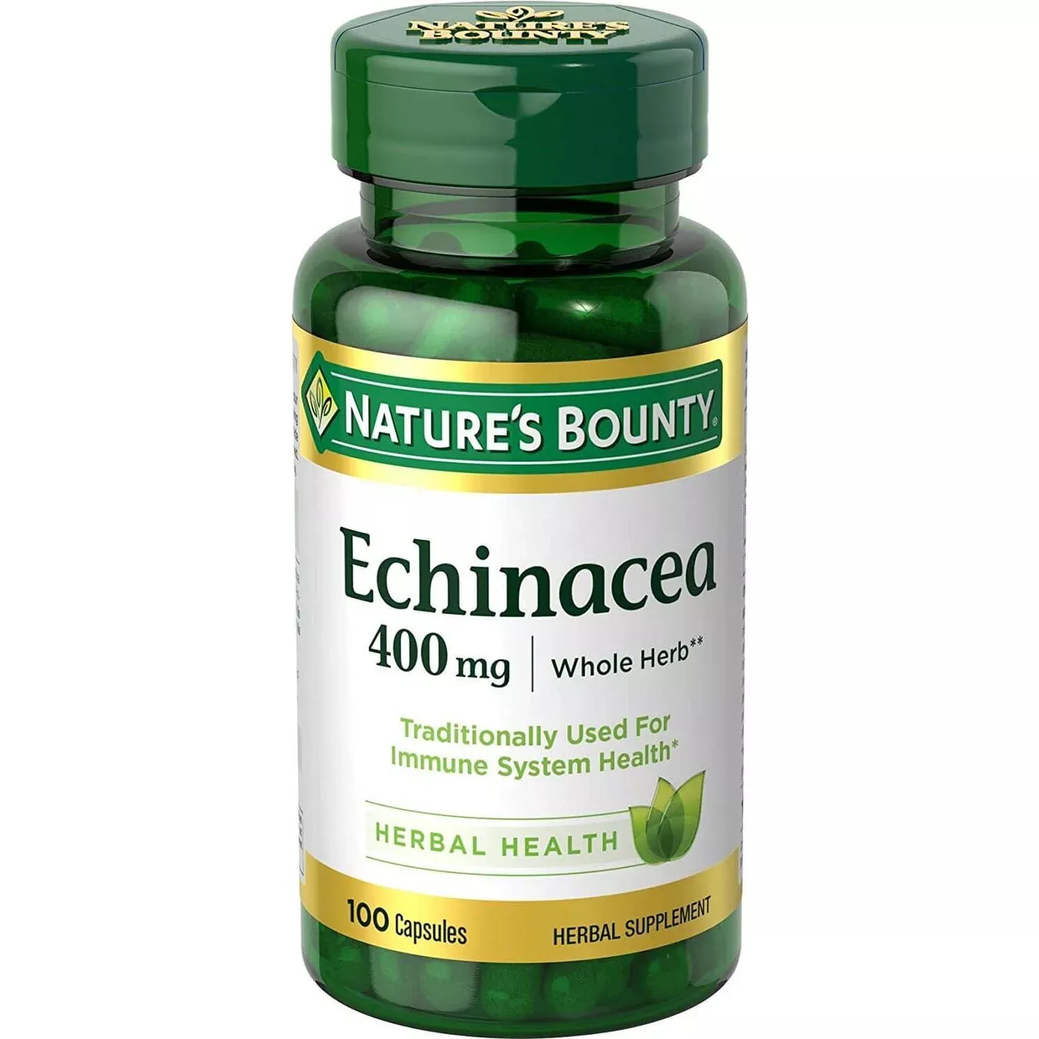 Nature's Bounty Echinacea 400 mg Capsule, 100 EA