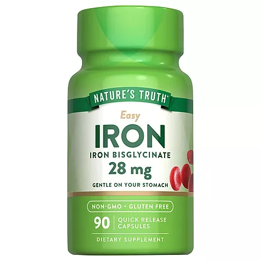Nature's Truth Easy Iron, 28 Mg, 90 Quick Release Capsules