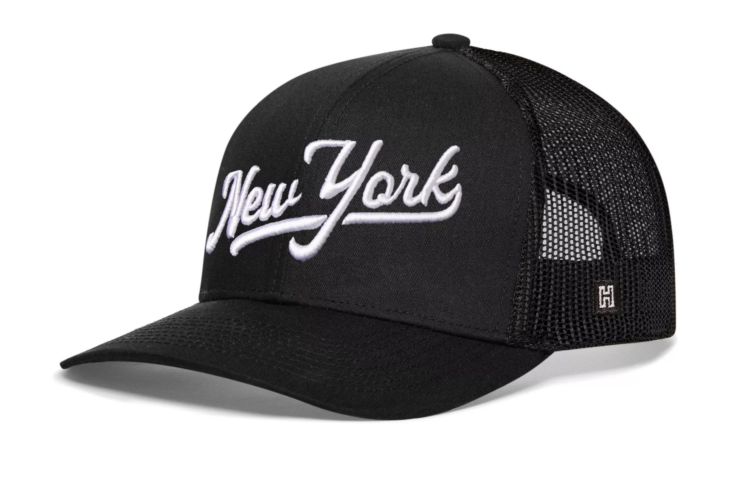New York Trucker Hat|Script Snapback