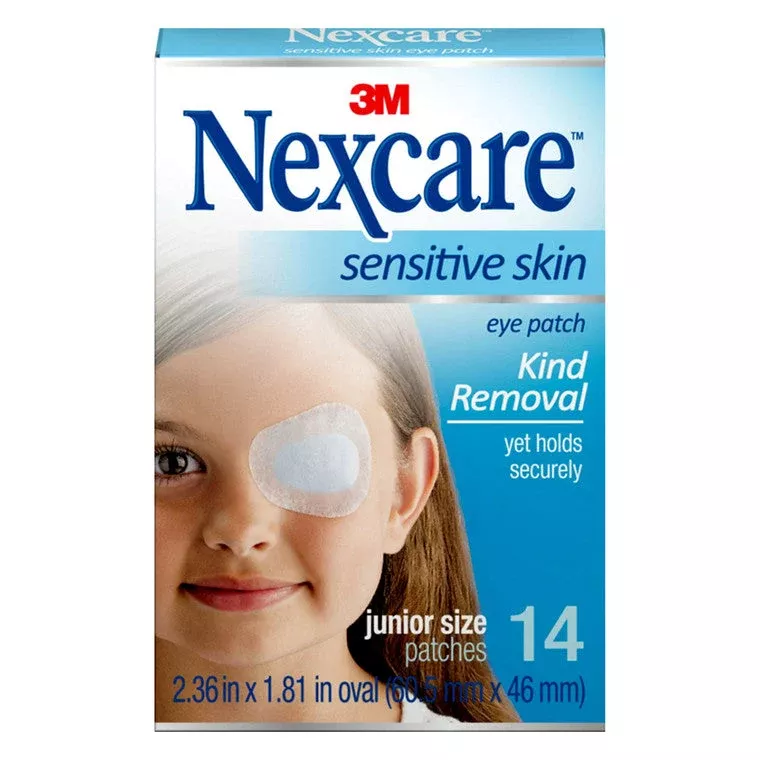 Nexcare Sensitive Skin Eye Patches, Junior Size
