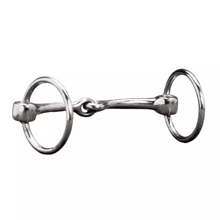 Nickel Plated Ring Snaffle